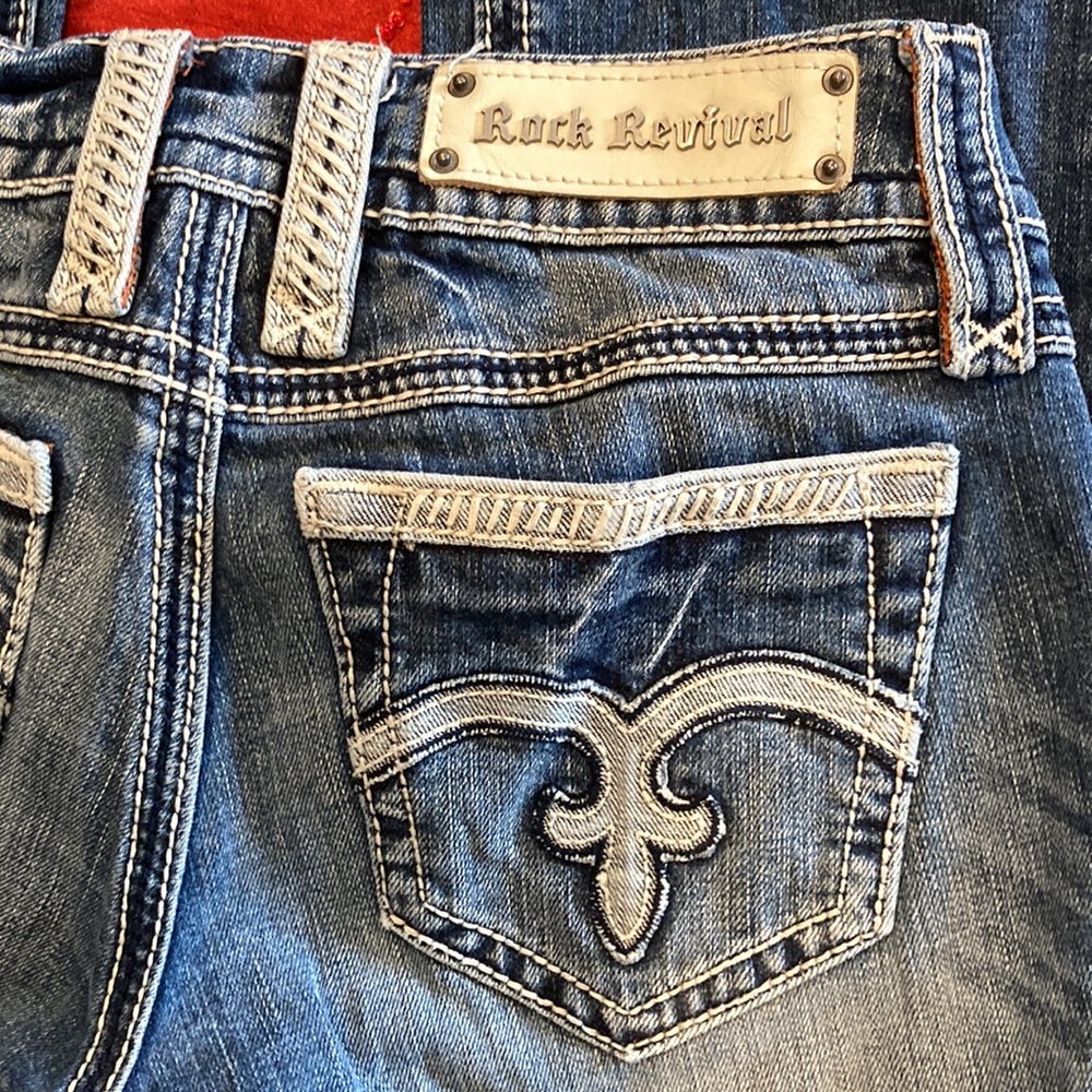 NWOT Rock Revival Alanis capri size 28 - Picture 3 of 6